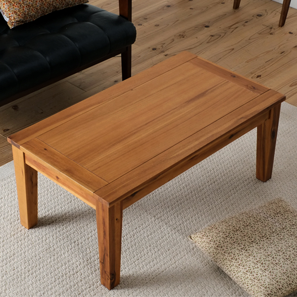 オイル仕上げの天然木センターテーブル アルンダ | 家具の総合通販